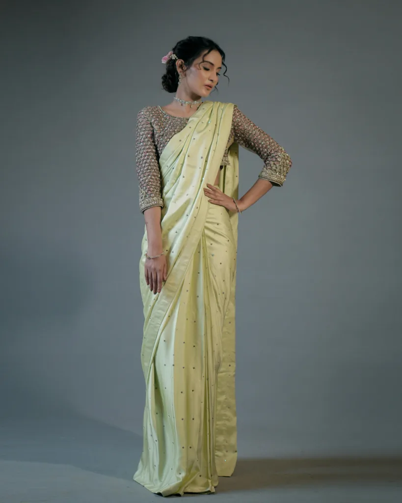 satin saree satin saree