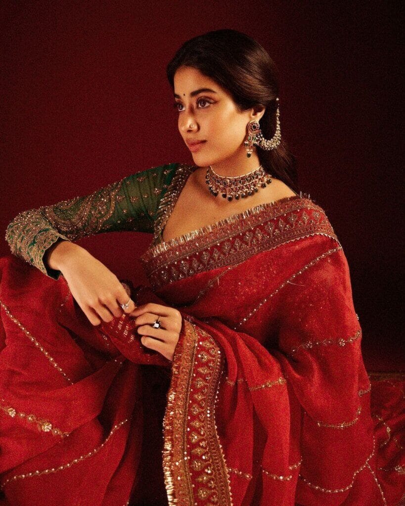 red sarees red sarees