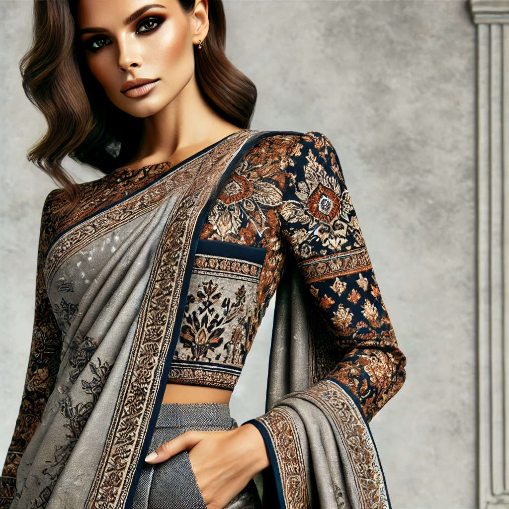 pocket saree utility saree