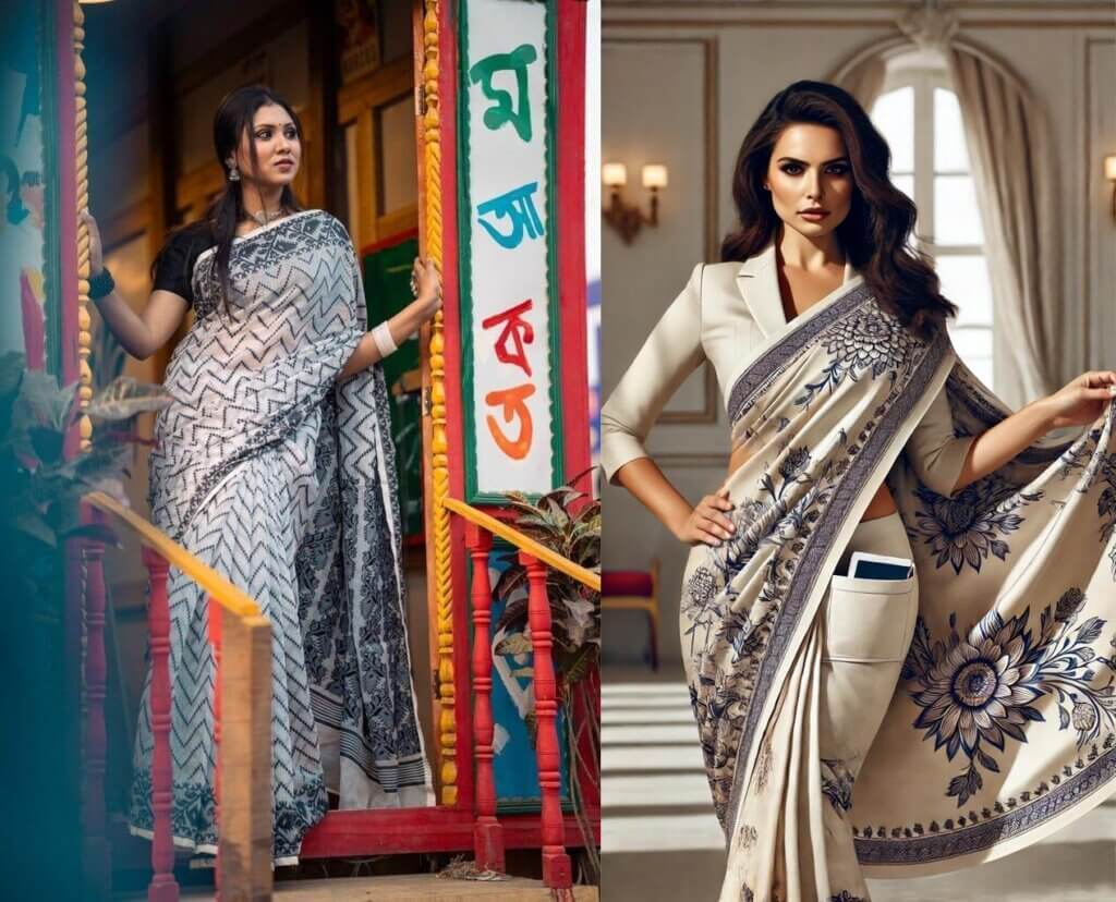 saree_comparison_collage ready to wear saree