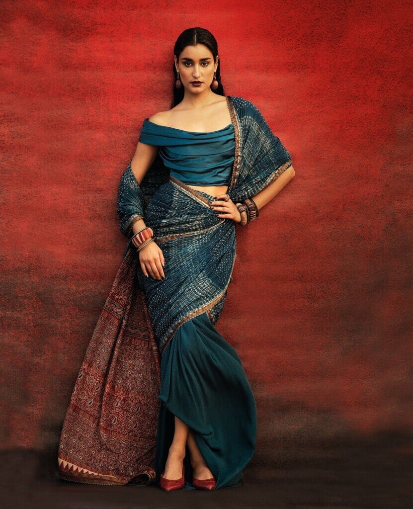 3 silk saree to gown