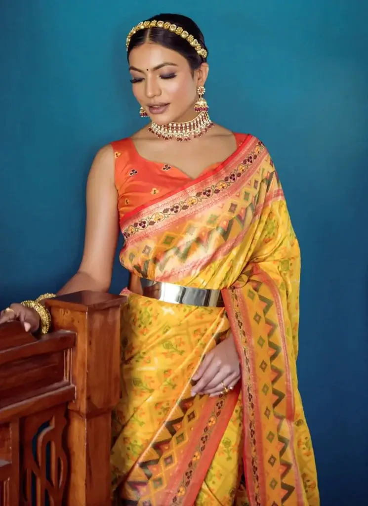 yellow-banarasi-silk-haldi-function-saree_3 saree