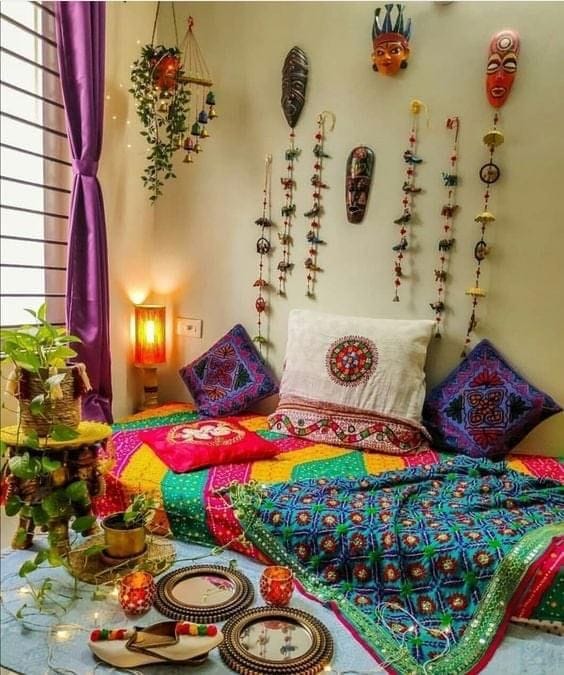 saree home decor