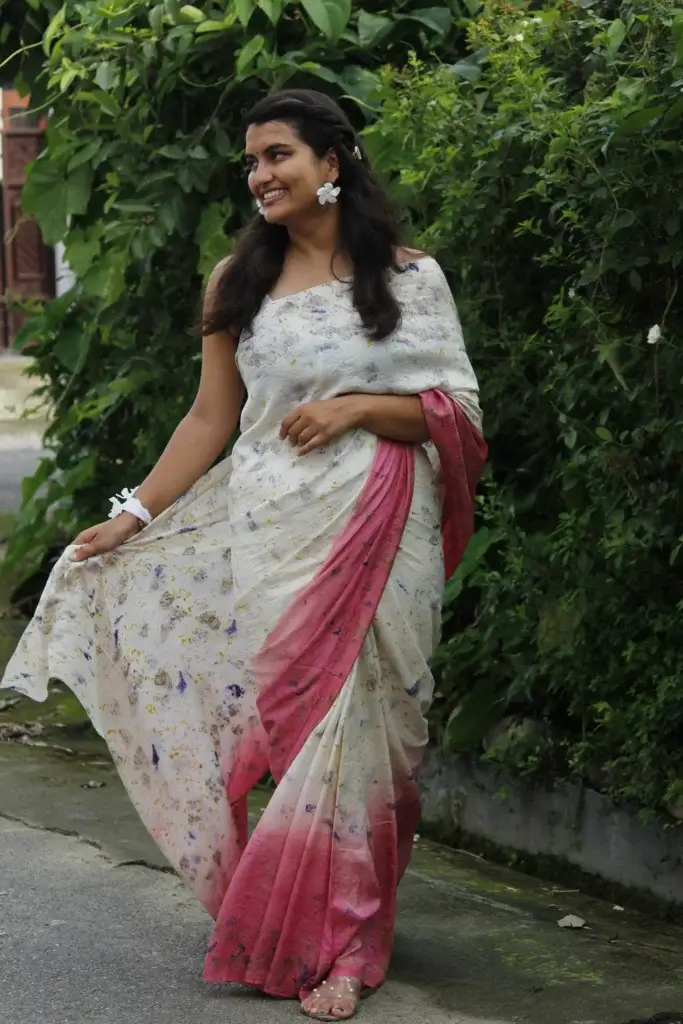 floral sarees