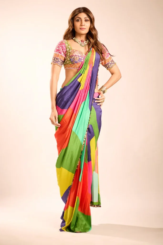 saree for body type
