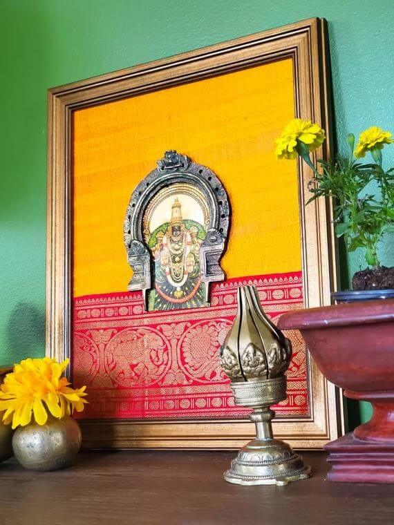 saree home decor