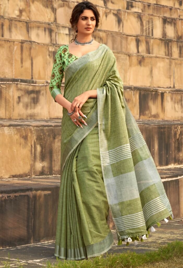 linen sarees