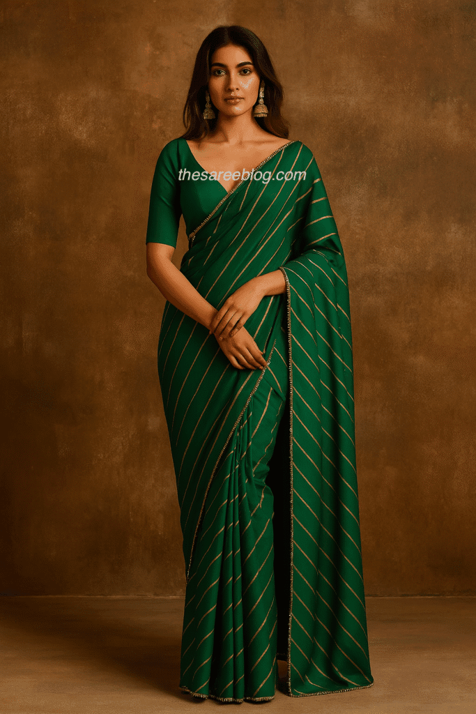 sawan saree looks