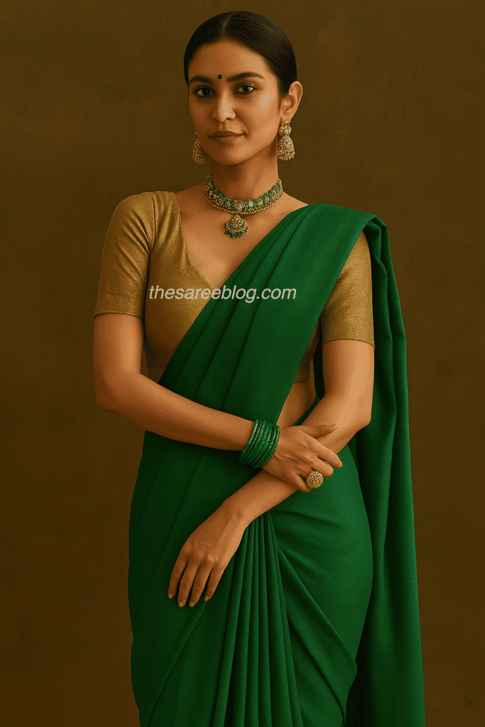 sawan saree looks