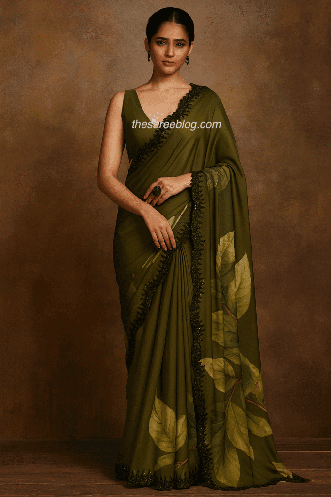 sawan saree looks