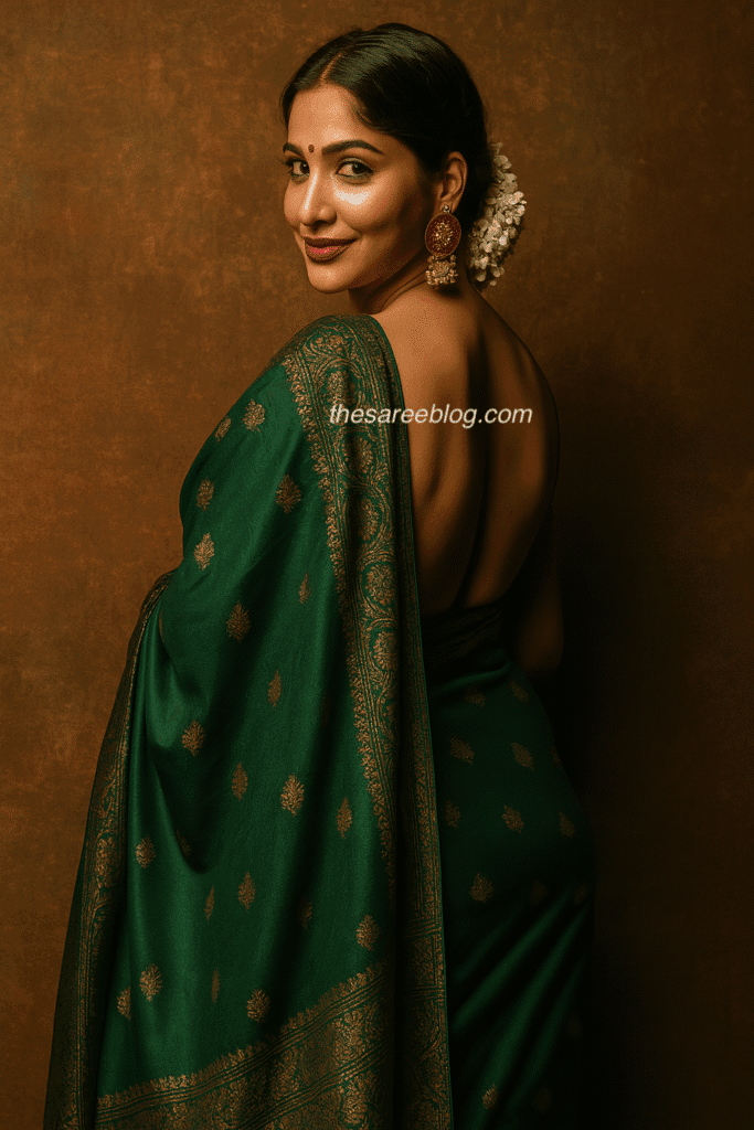 sawan saree looks
