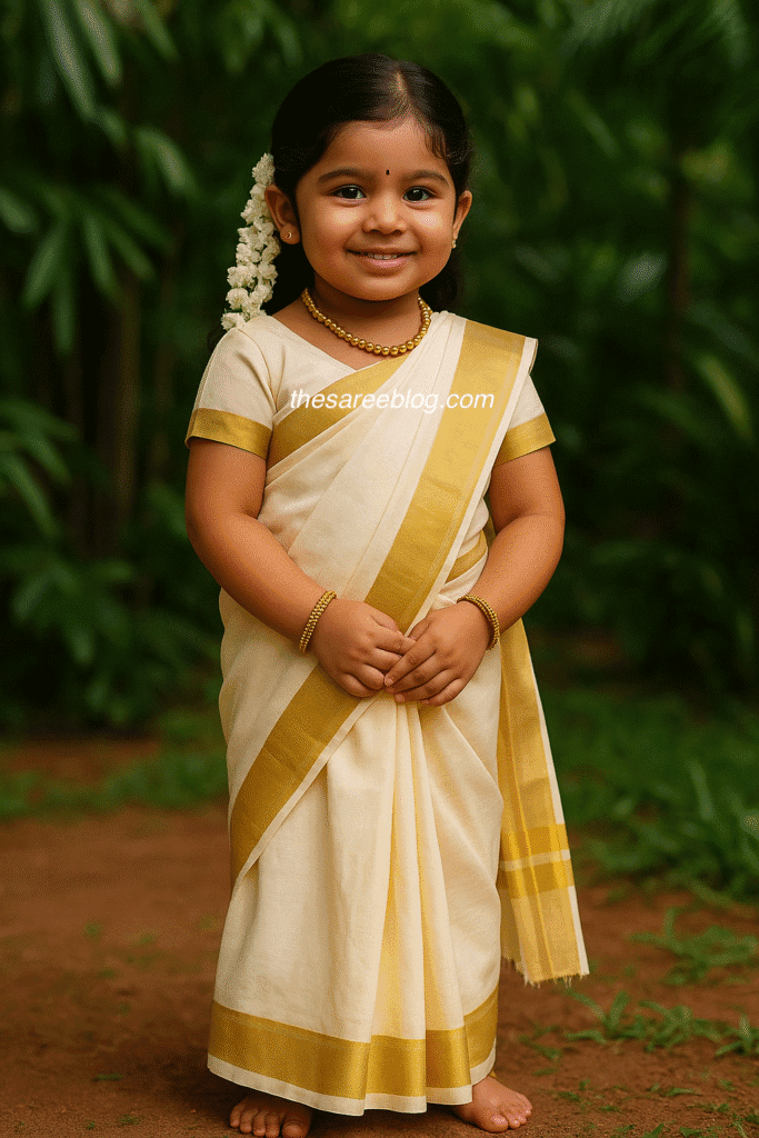 onam saree looks