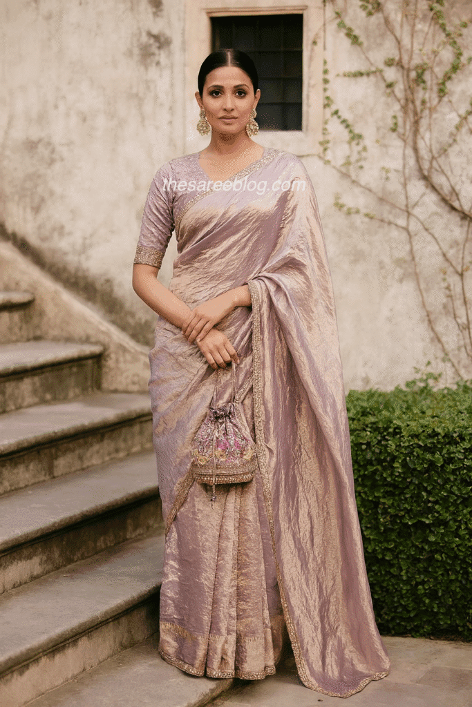 tissue saree