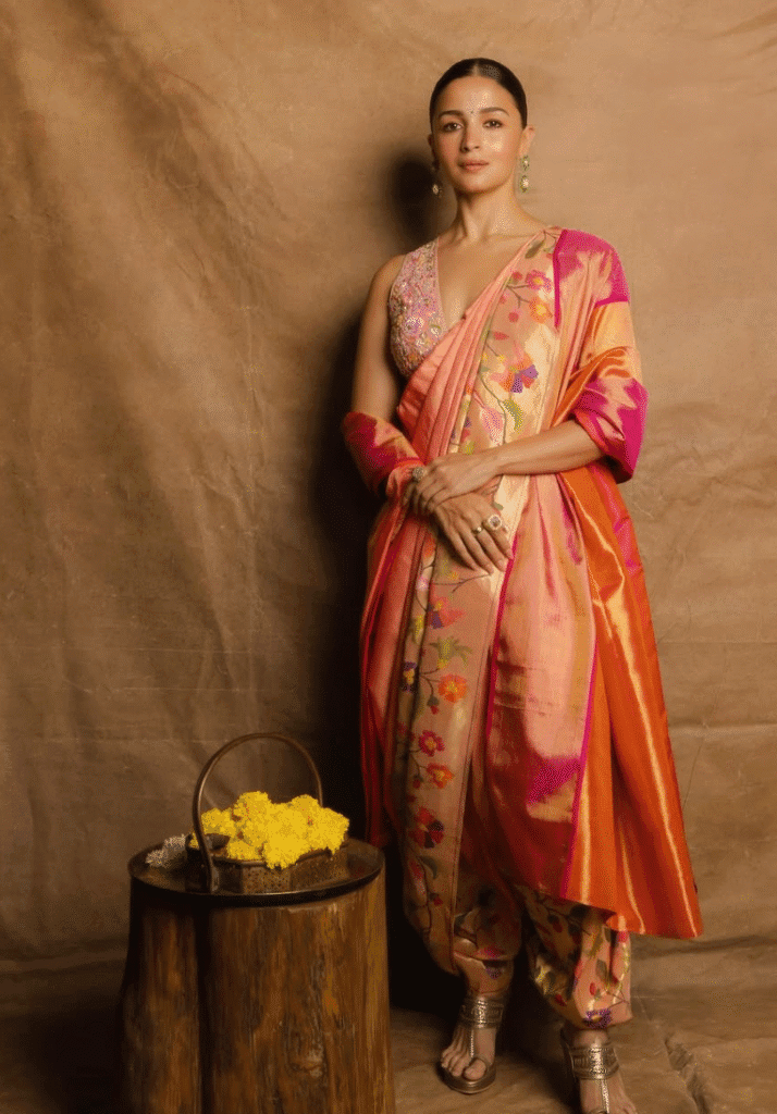 festive saree