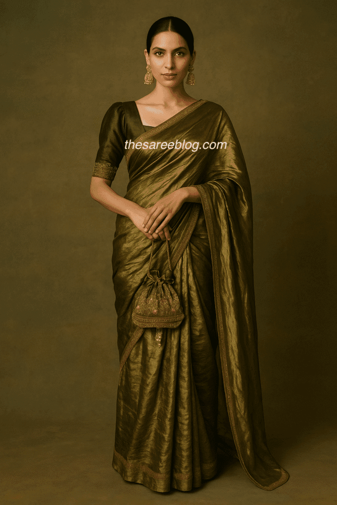 tissue saree