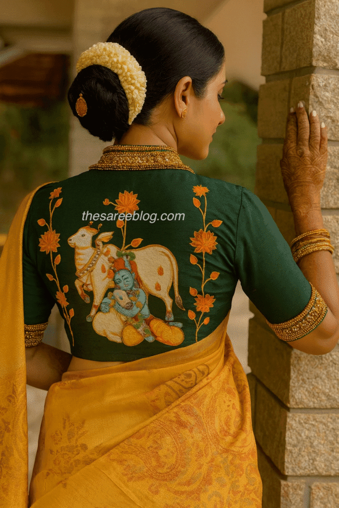 janmashtami blouse designs