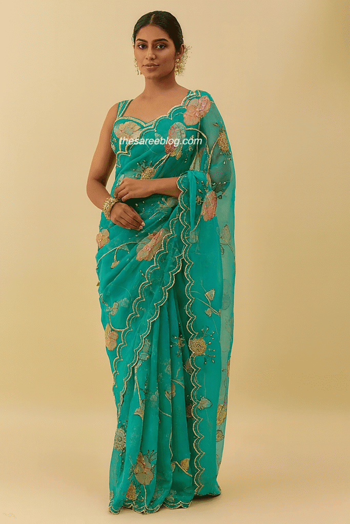 festive saree