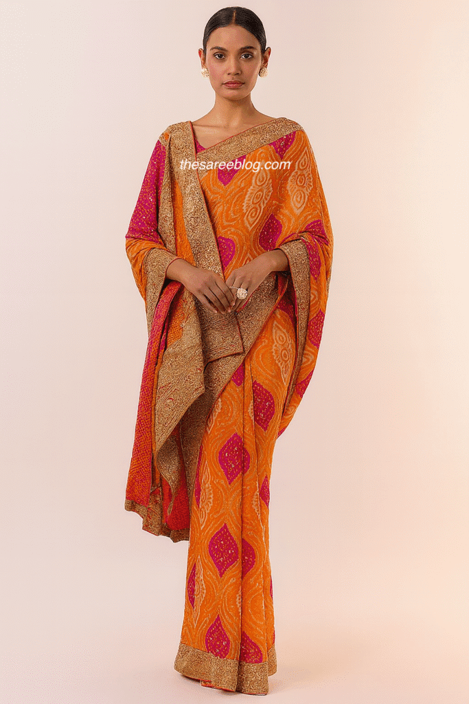 festive saree