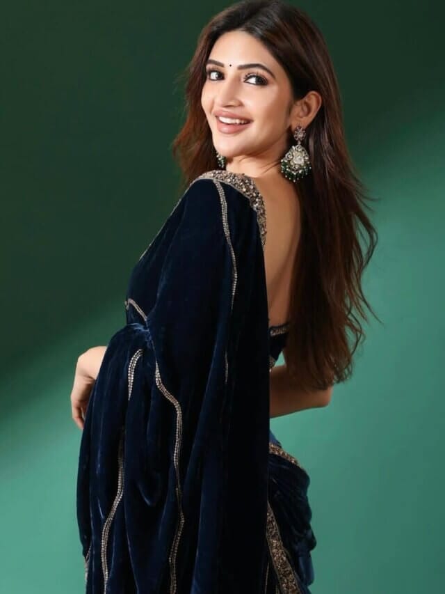 Recreate Sreeleela’s Luxe Velvet Sharara Look