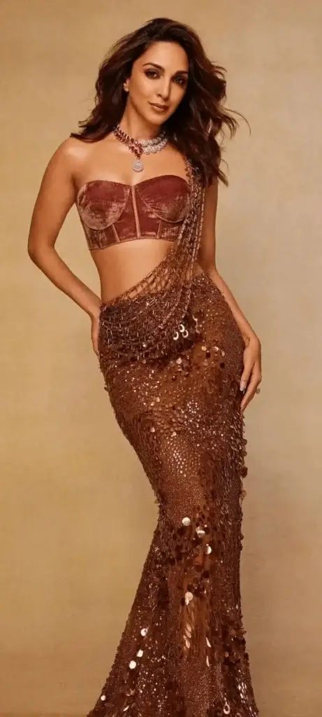 velvet saree