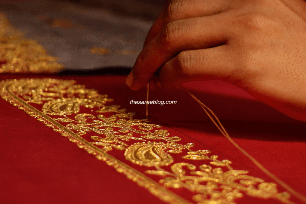 saree embroidery