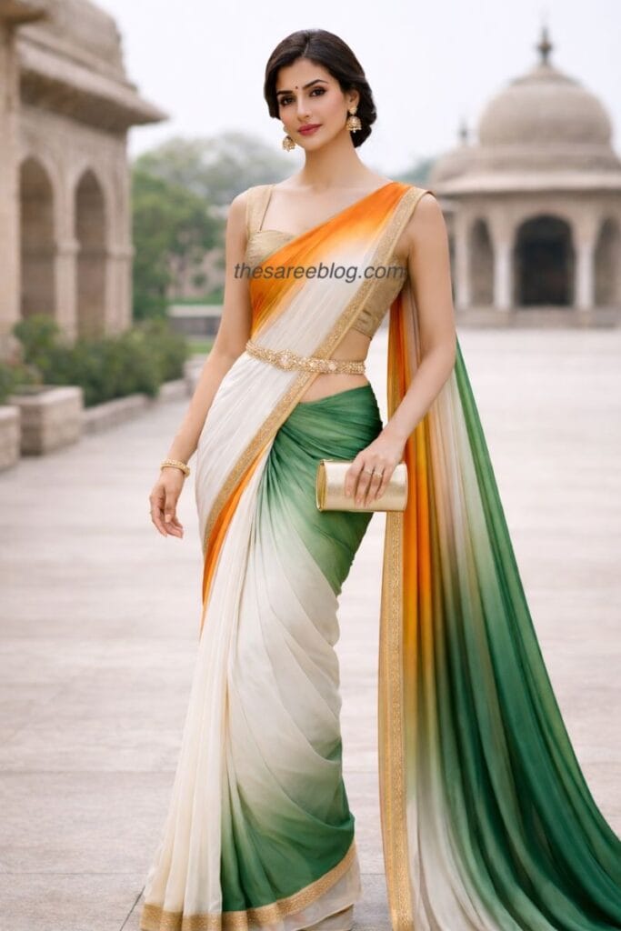 republic day saree
