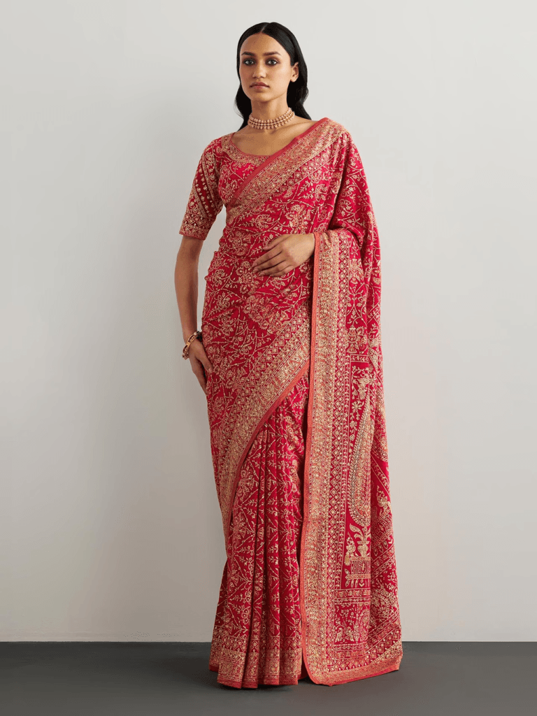 embroidery sarees