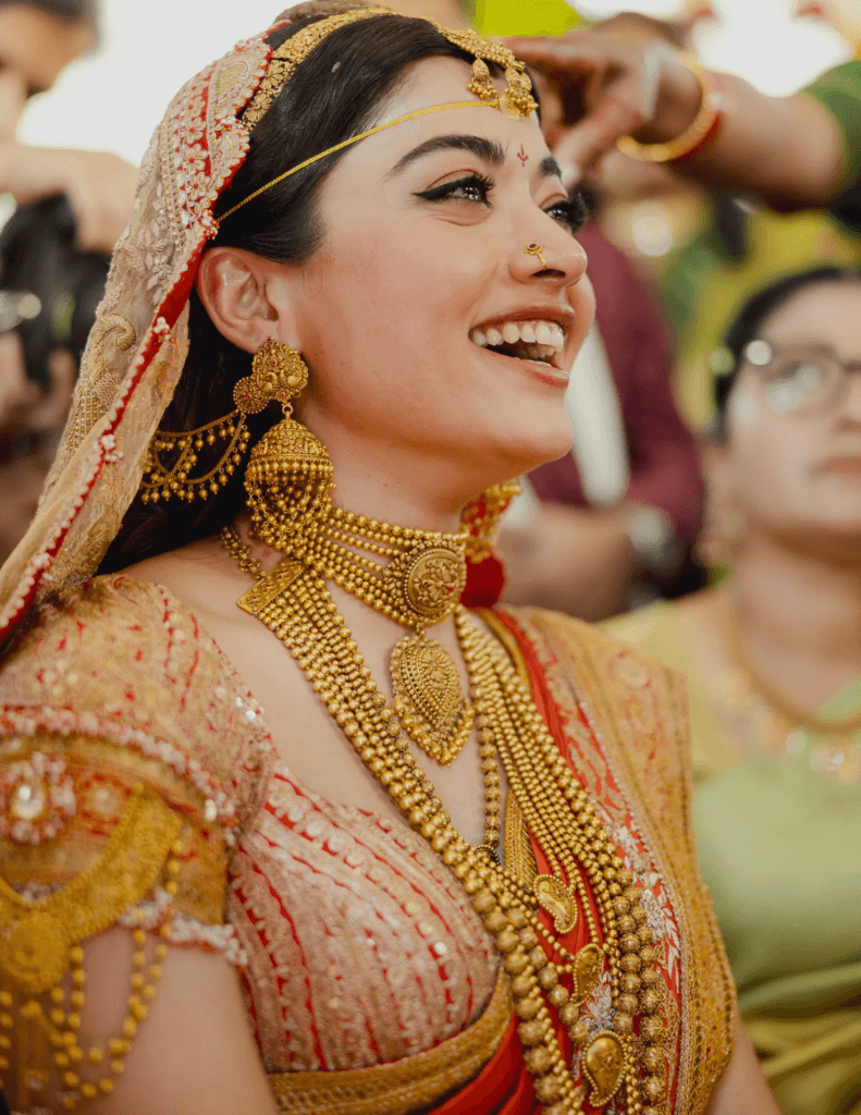 Rashmika Mandanna’s Wedding Look