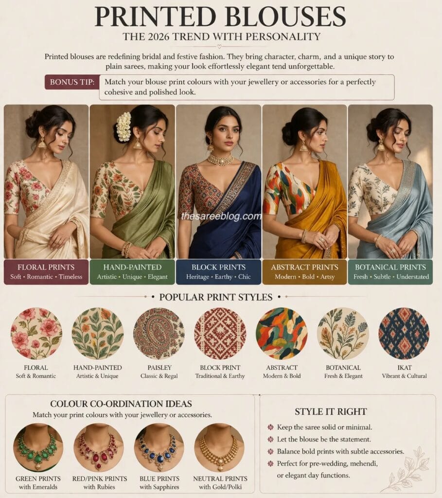 saree blouse colour
