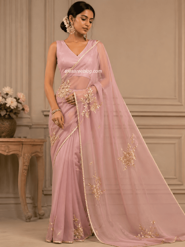Chiffon Saree Styles