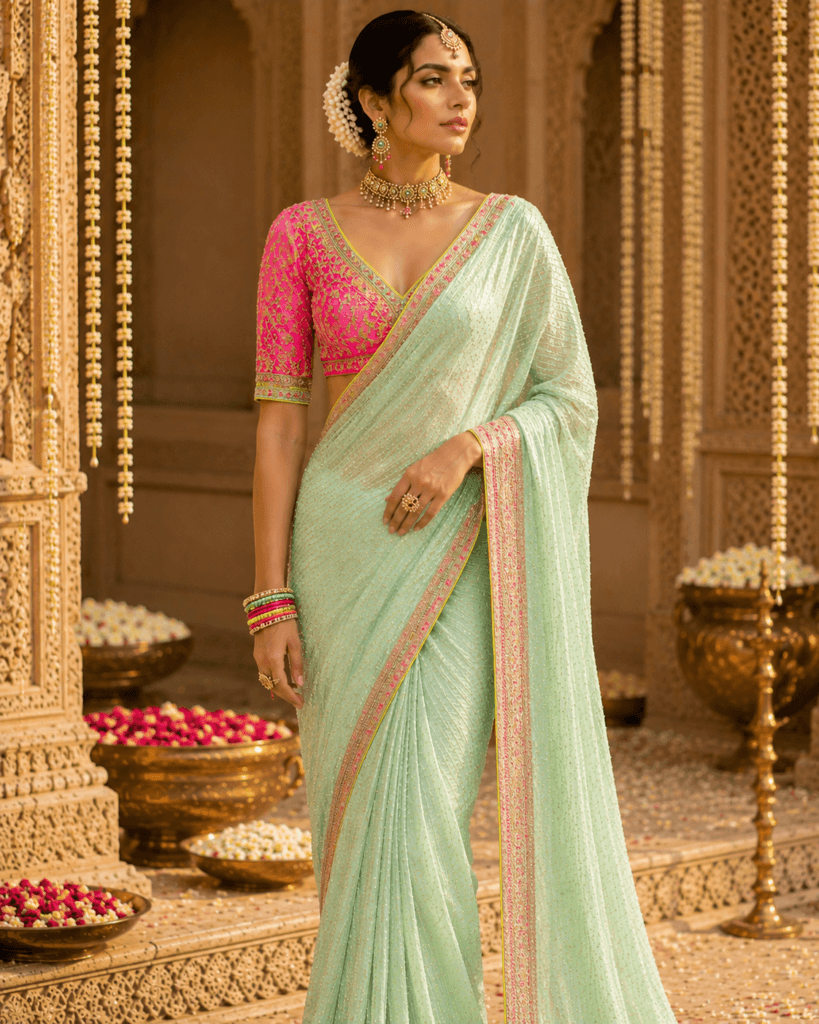 bridal saree