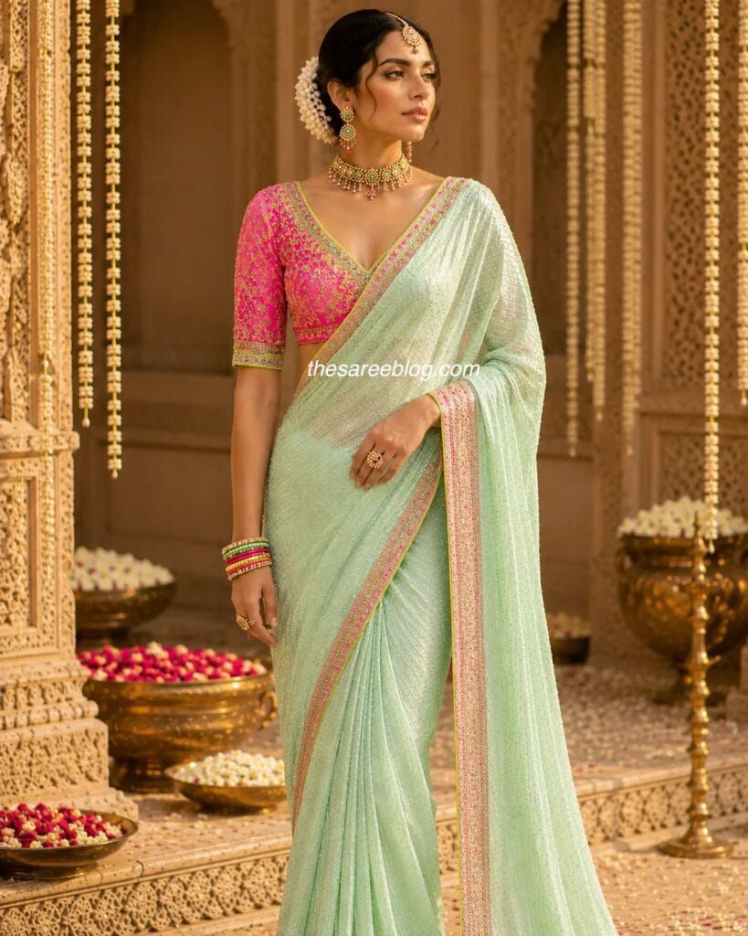 bridal saree