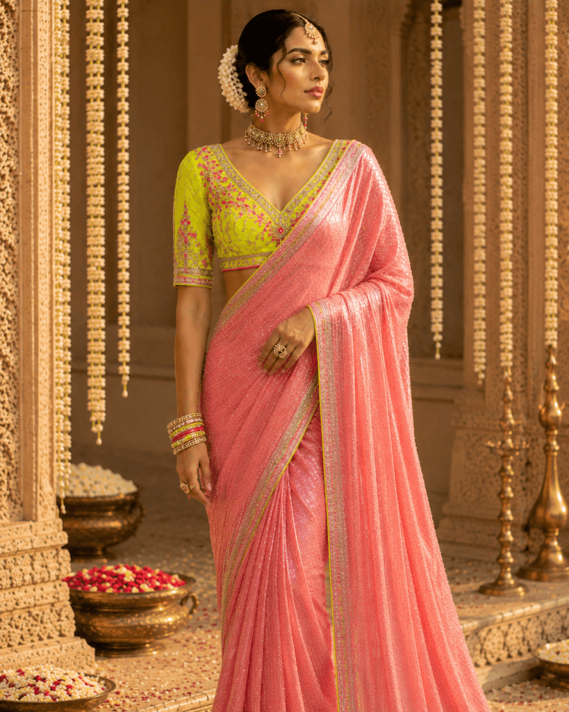 bridal saree