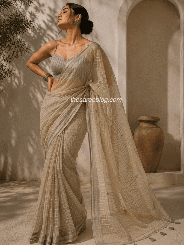 5 Stylish Ways to Wear a Kota Doria Saree