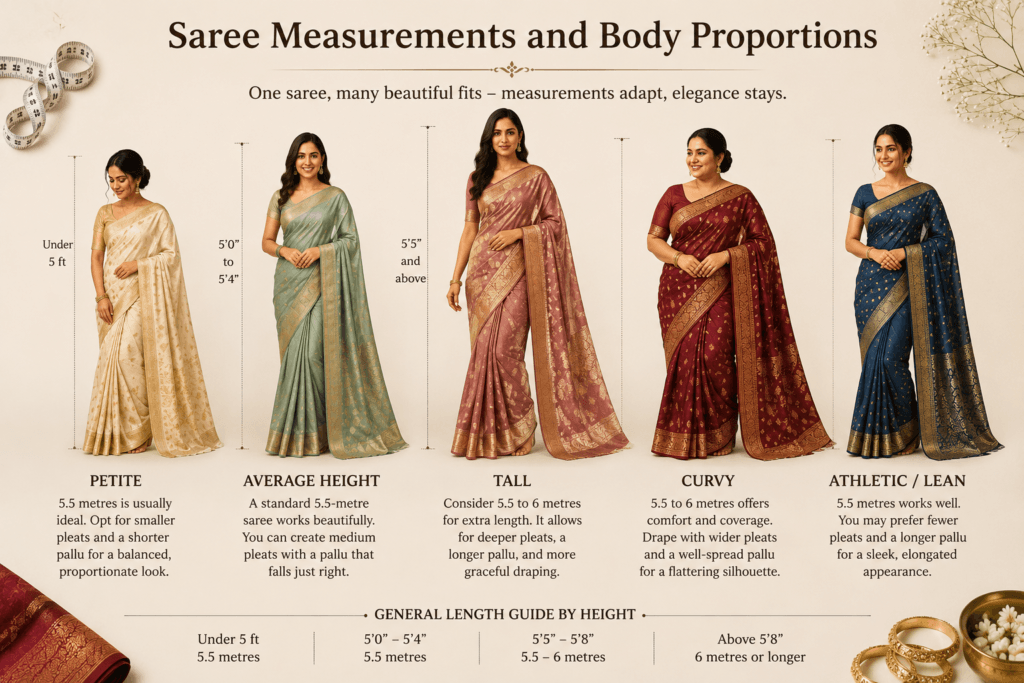 saree measurements